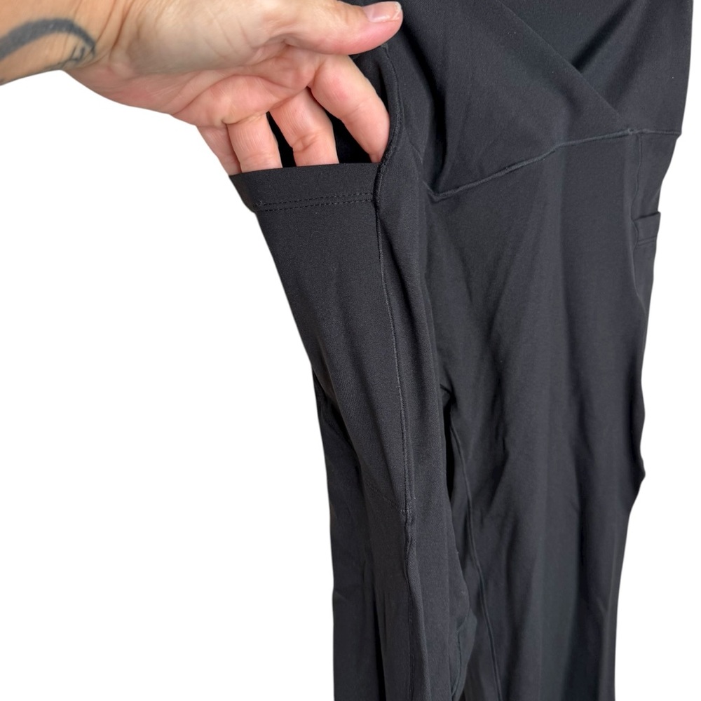 NWT Halara UltraSculpt High Waist Tummy Control Leggings Black 7/8 Length Size M - Picture 5 of 8
